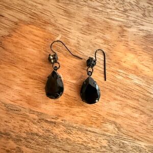 Elegant Black Drop Earrings